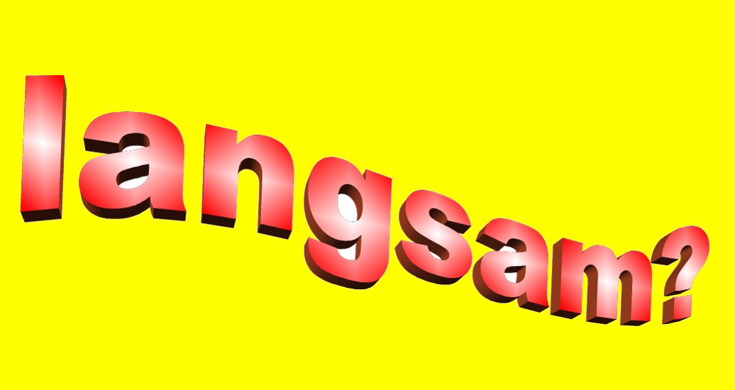 langsam